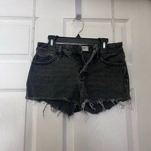 Black Denim Shorts (22) - PacSun